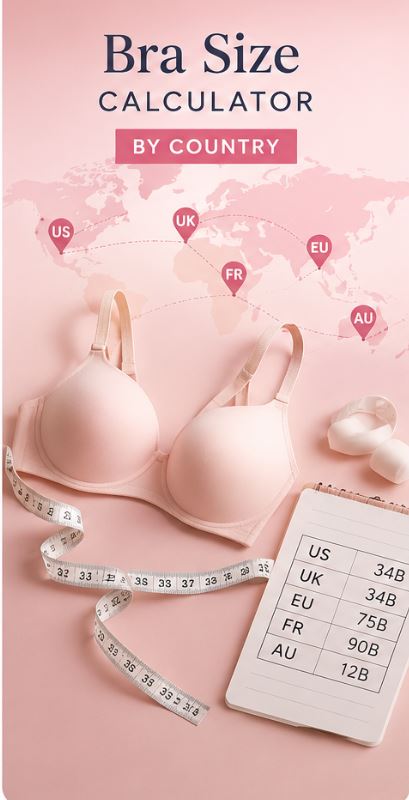 Bra Size Calculator by Country