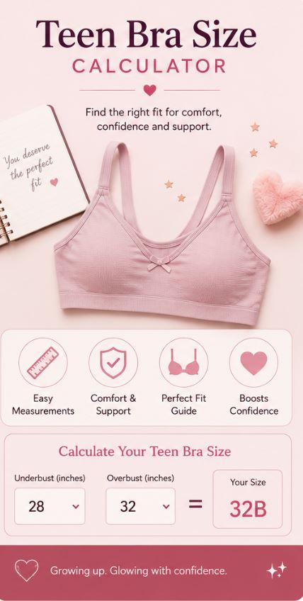 Teen Bra Size Calculator