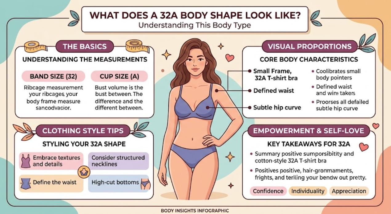 what does a 32a body shape looks like